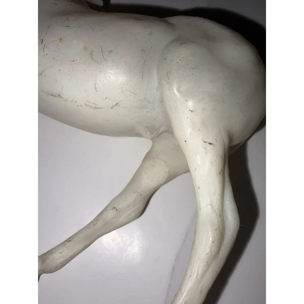 Vintage Breyer Andalusian Stallion Alabaster Horse Sears 1984 No 3060 Chris Hess